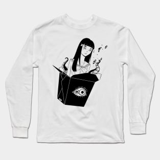 Anime School Girl Take Out With Tentacles Long Sleeve T-Shirt